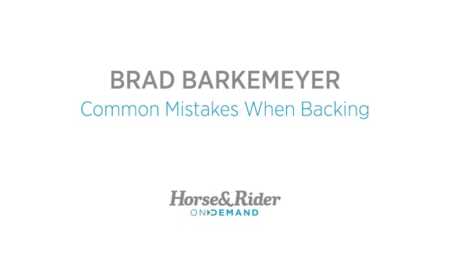 Common Backing Mistakes