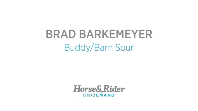 Fixing a Buddy Sour or Barn Sour Horse