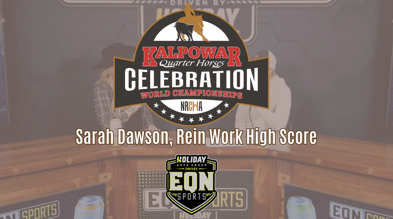 Sarah Dawson, Rein Work High Score | NRCHA Celebration of Champions | 02/20/2026