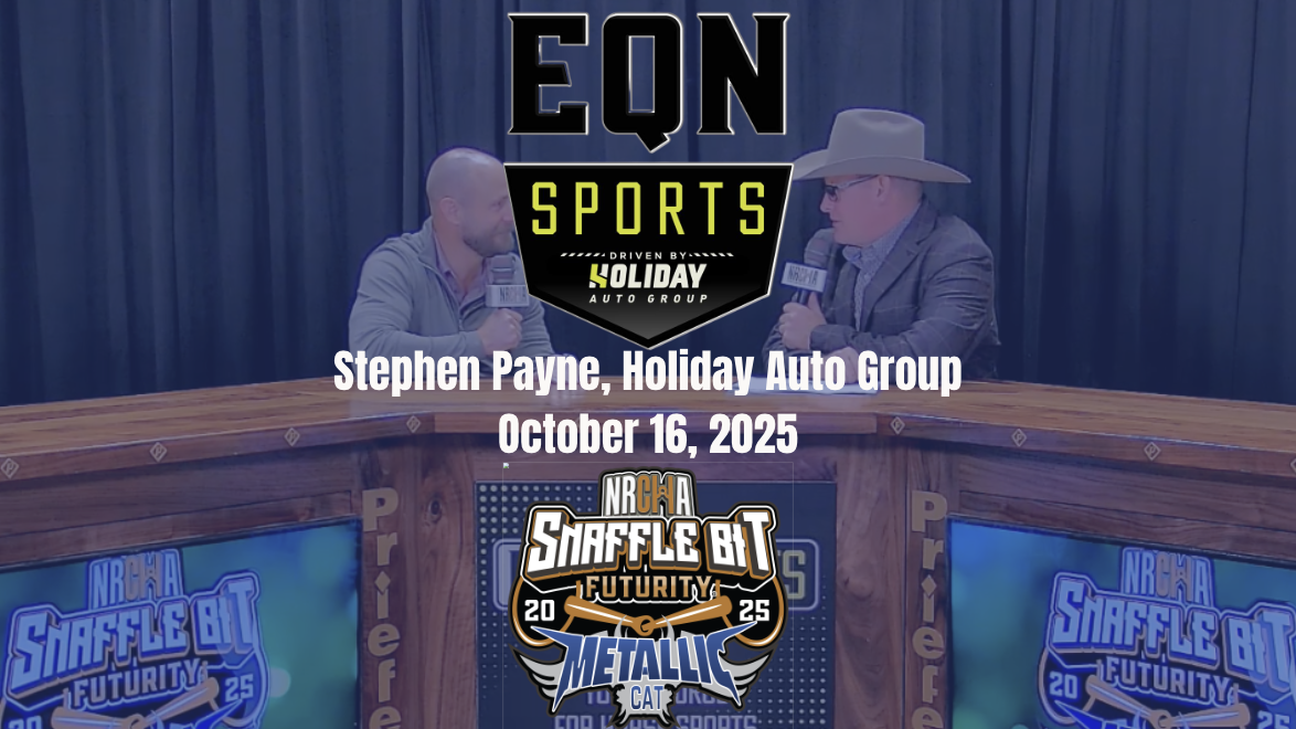 Stephen Payne, Holiday Auto Group | NRCHA Snaffle Bit Futurity | 10/16/25