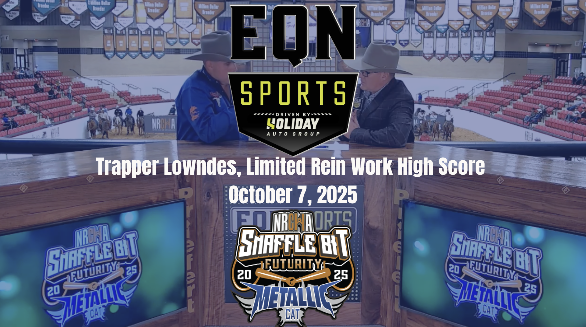 Trapper Lowndes, Limited Rein Work High Score | Snaffle Bit Futurity | 10/7/25