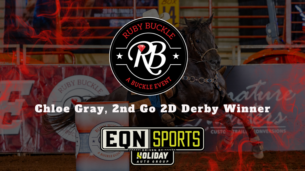 Chloe Gray, 2nd Go 2D Derby Winner | EQN Sports | Ruby Buckle East