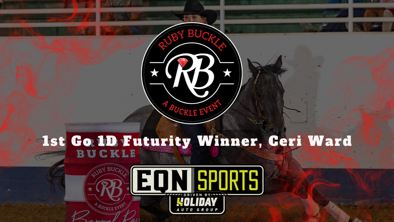 1st Go 1D Futurity Winner, Ceri Ward ...