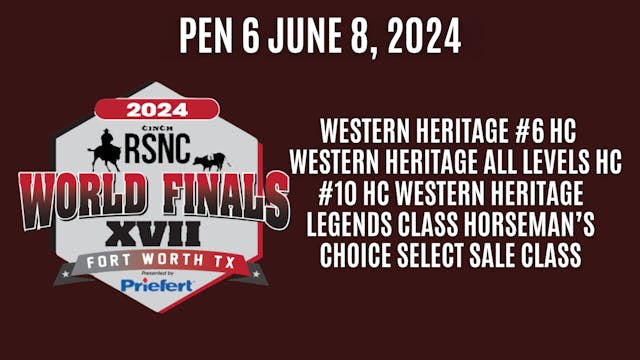 Pen 6 | 2024 Cinch RSNC World Finals ...