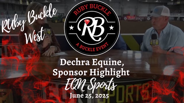 Dechra Equine | Ruby Buckle West Spon...