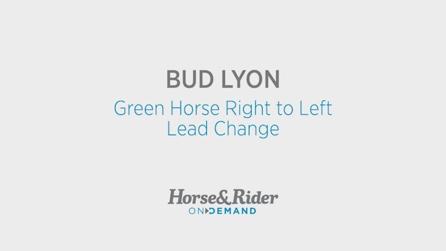 Green Horse Right-to-Left Lead Change