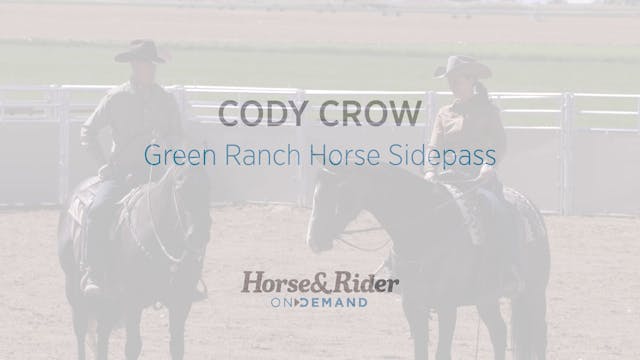 Green Ranch Horse Sidepass