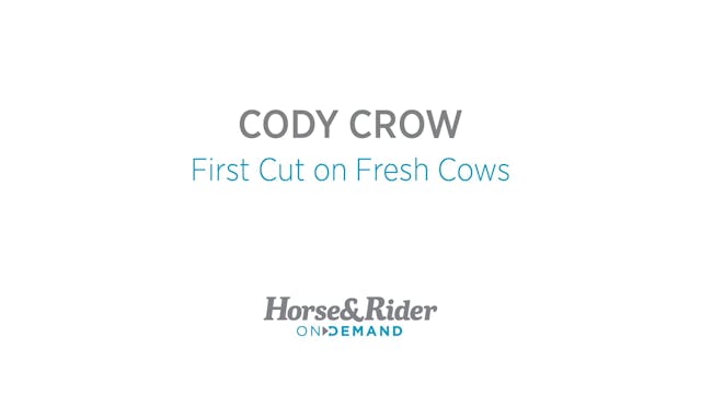 First Cut on Fresh Cows