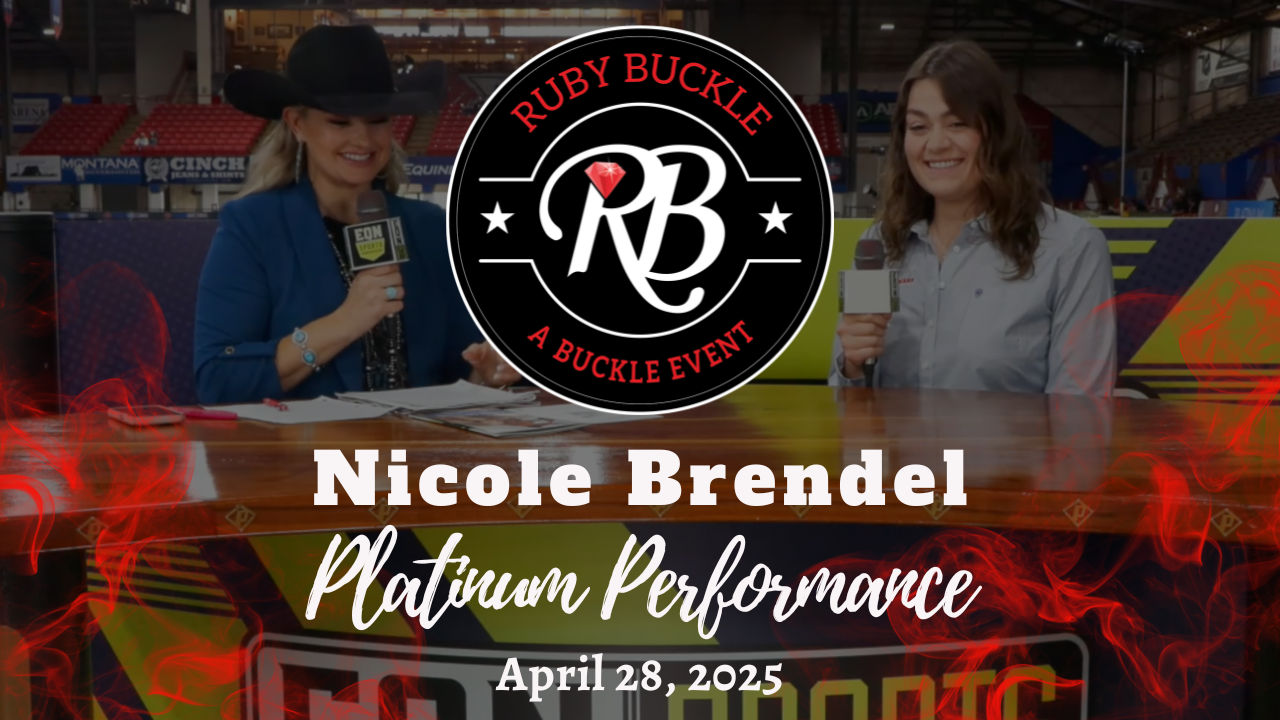 Nicole Brendel, Platinum Performance | Ruby Buckle Central | April 28, 2025 