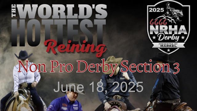 Non Pro Derby Section 3 | 2025 NRHA D...