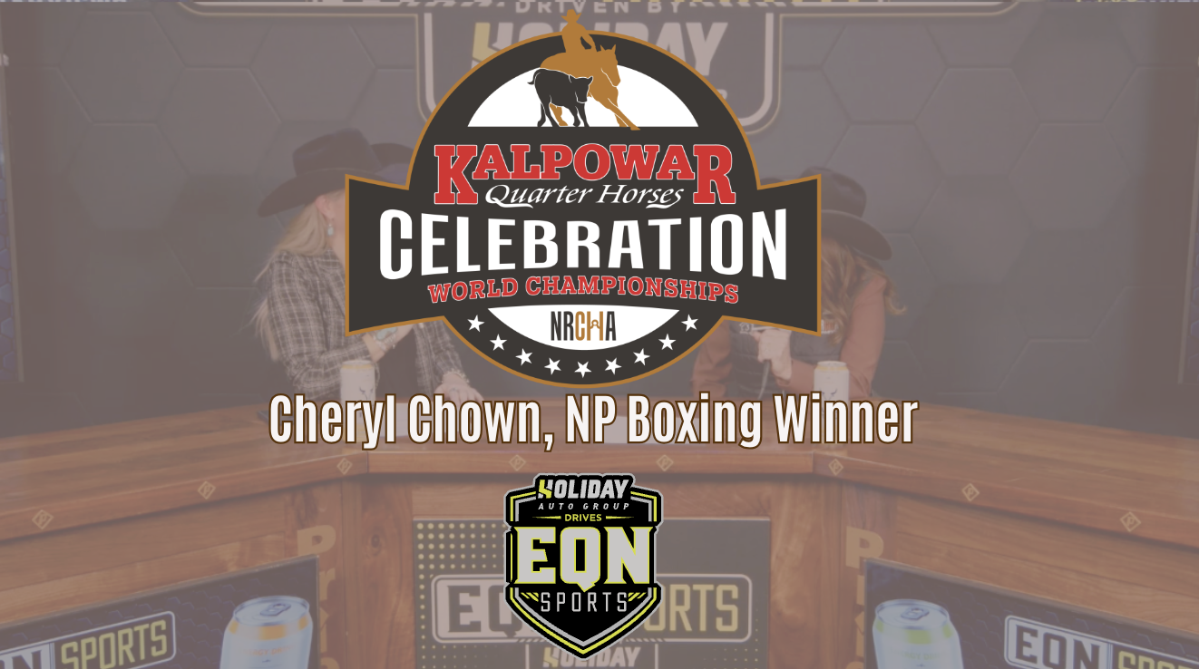 Cheryl Chown, NP Boxing Winner | NRCHA Celebration of Champions | 2/20/26