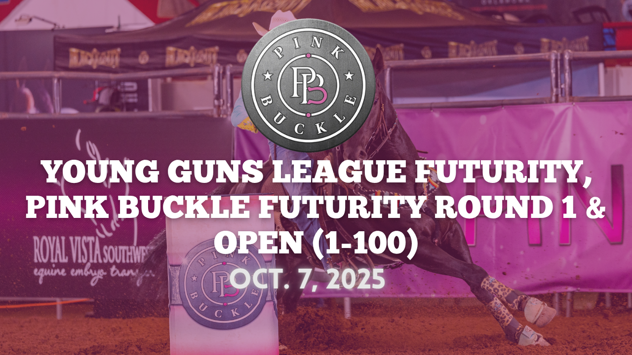 Young Guns Futurity, Pink Buckle Futu...