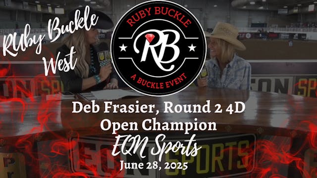 Deb Frasier, Round 2 4D Open Champion...