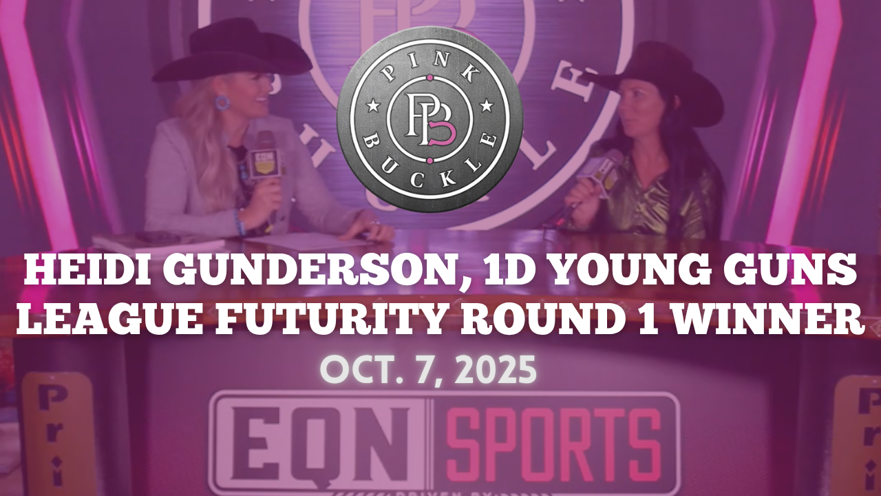 Heidi Gunderson, 1D Young Guns League Futurity Rd. 1 | Pink Buckle | 10/7/25