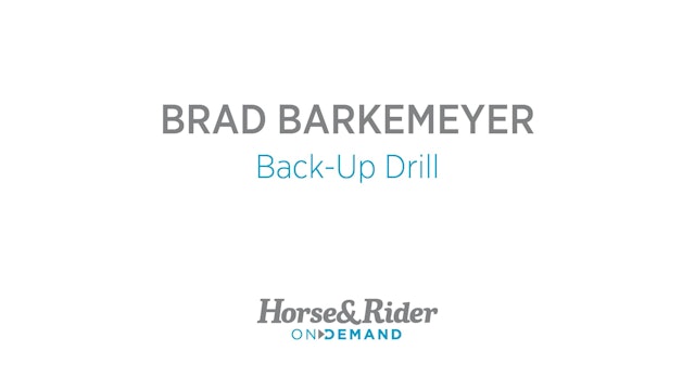 Back-Up Drill for Suppleness and Responsiveness in Any Horse