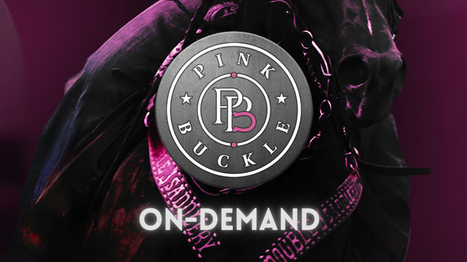 Pink Buckle Barrel Race