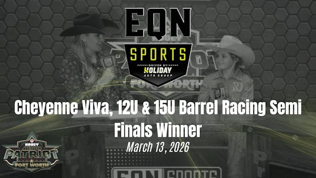 Cheyenne Viva, 12U & 15U BR SF Winner...