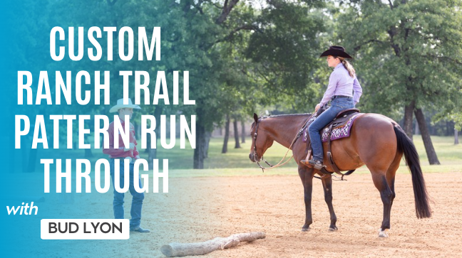 Custom Ranch Trail Pattern Run Through