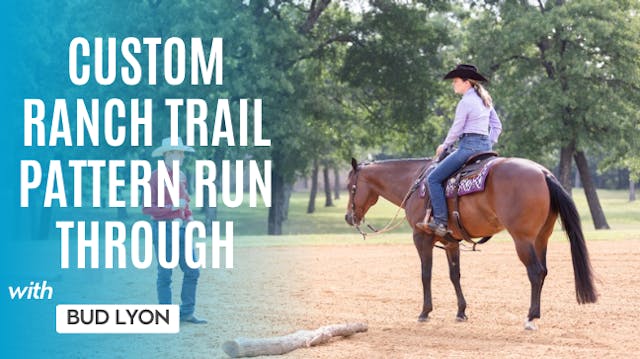Custom Ranch Trail Pattern Run Through