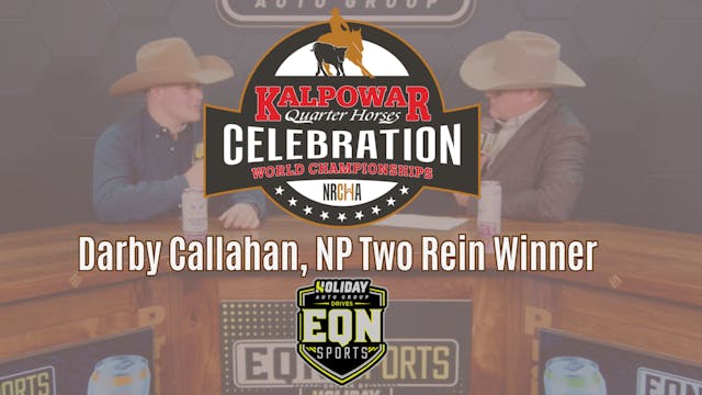 Darby Callahan, NP Two Rein Winner | ...