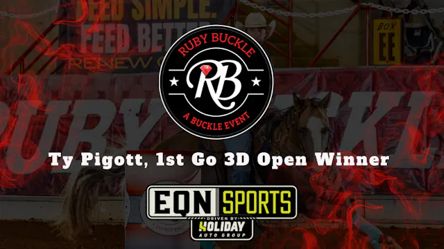 Ty Pigott, 1st Go 3D Open Winner | EQ...