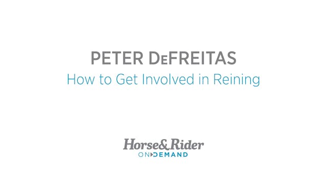 How to Get Involved in Reining