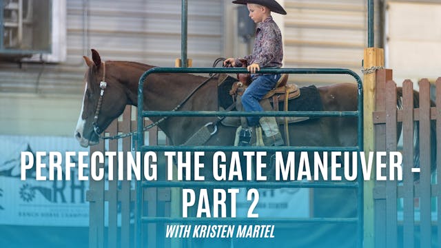 Perfecting the Gate Maneuver – Part 2...