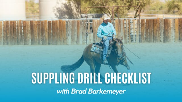 Suppling Drill Checklist