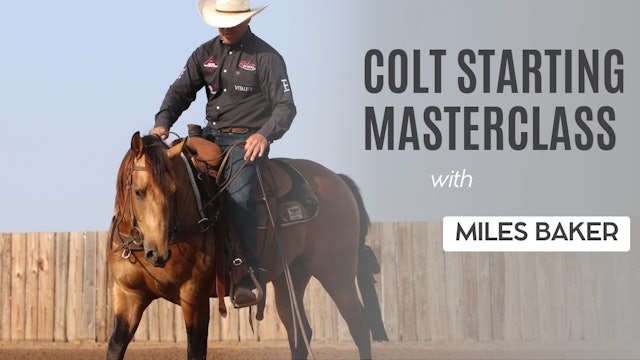 Colt Starting Masterclass with Miles Baker