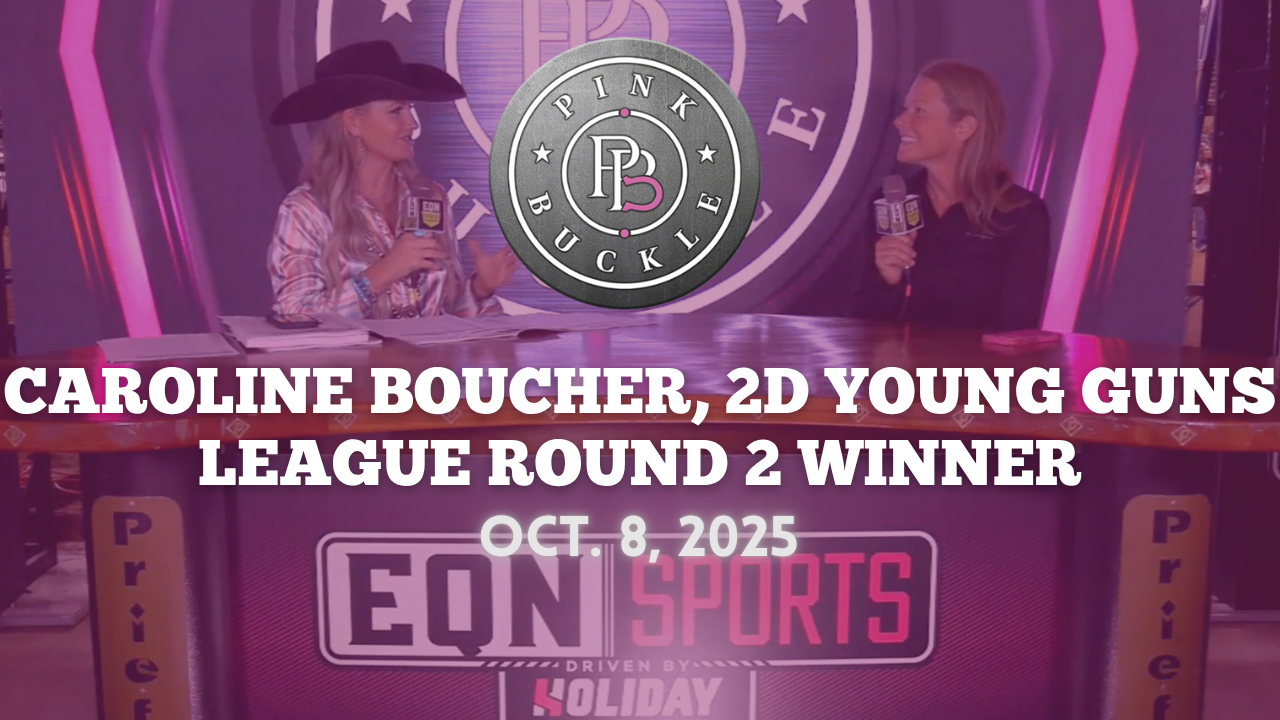 Caroline Boucher, 2D Young Guns Rd. 2 Winner | Pink Buckle | 10/08/25