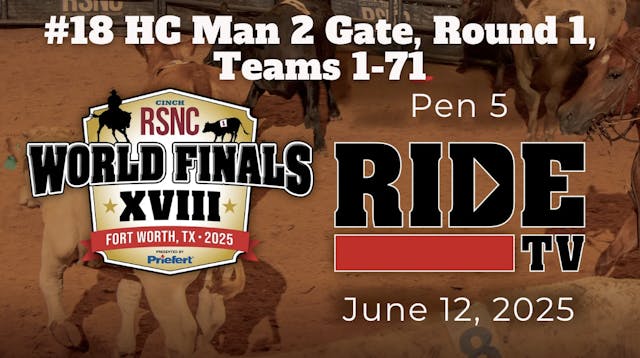 #18 HC Man 2 Gate, Round 1, 1-71 | Ci...