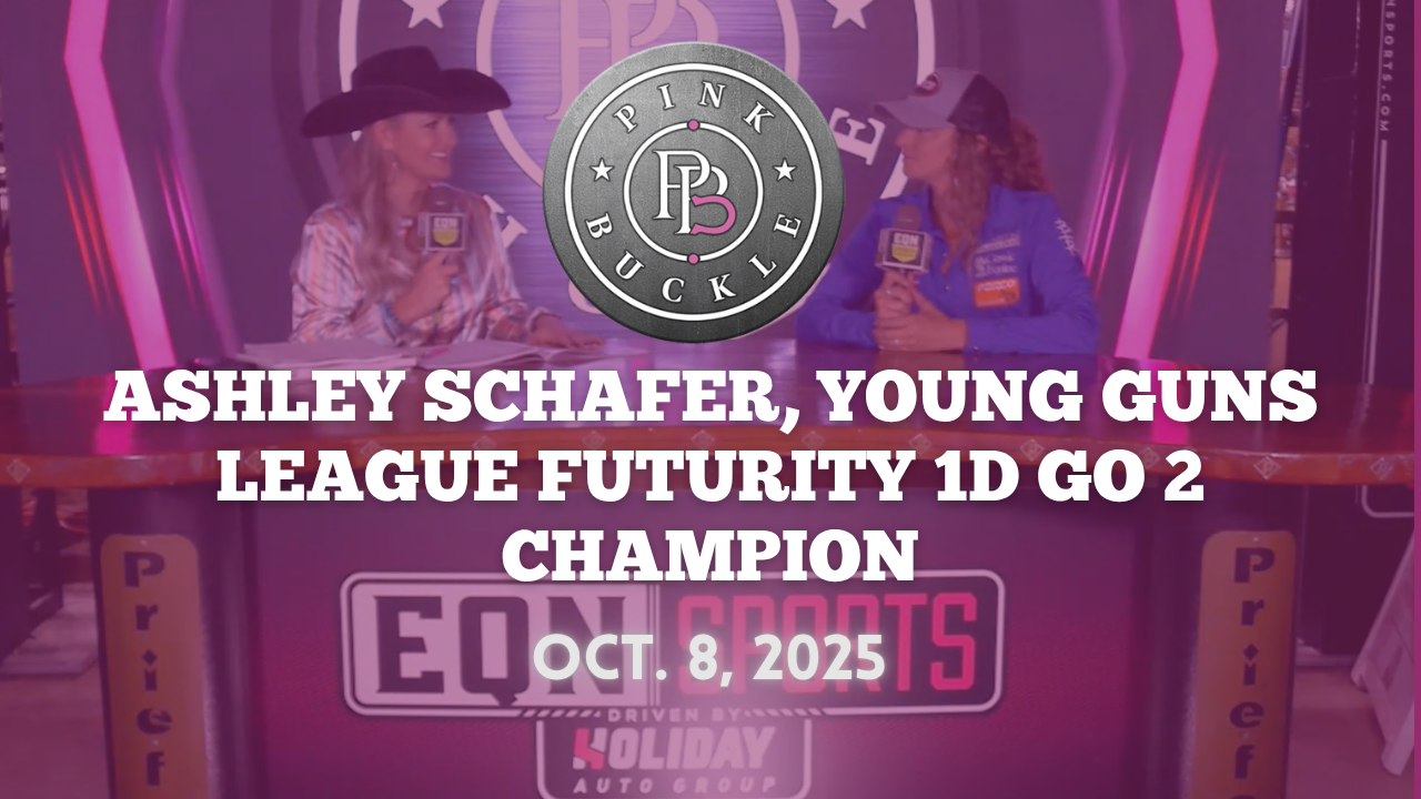 Ashley Schafer, Go 2 Young Guns Rd. 1 Winner | Pink Buckle | Oct. 8, 2025