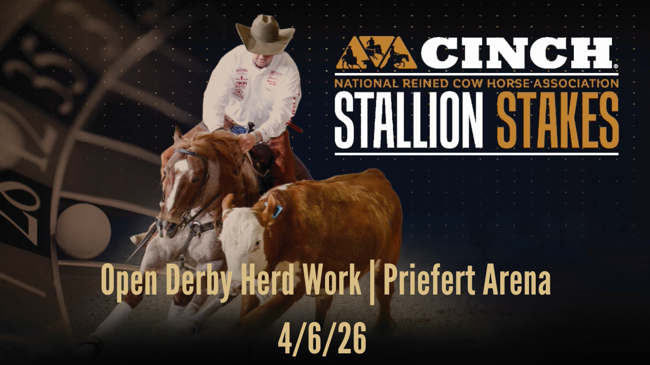 Open Derby Herd Work | Priefert Arena | NRCHA Stallion Stakes | 4/6/26