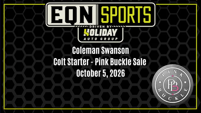 Pink Buckle Sale - Colt Starter | Col...