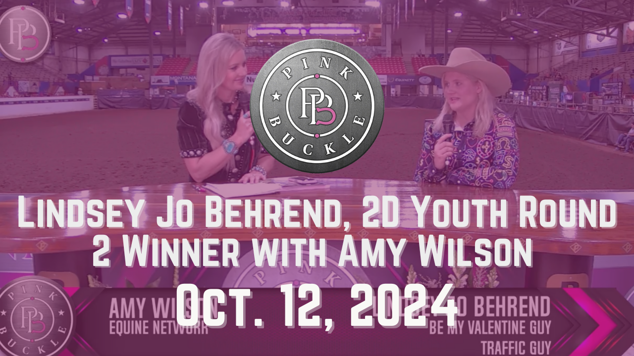 Lindsey Jo Behrend, 2D Youth Round 2 Winner | Pink Buckle | 10/13/24