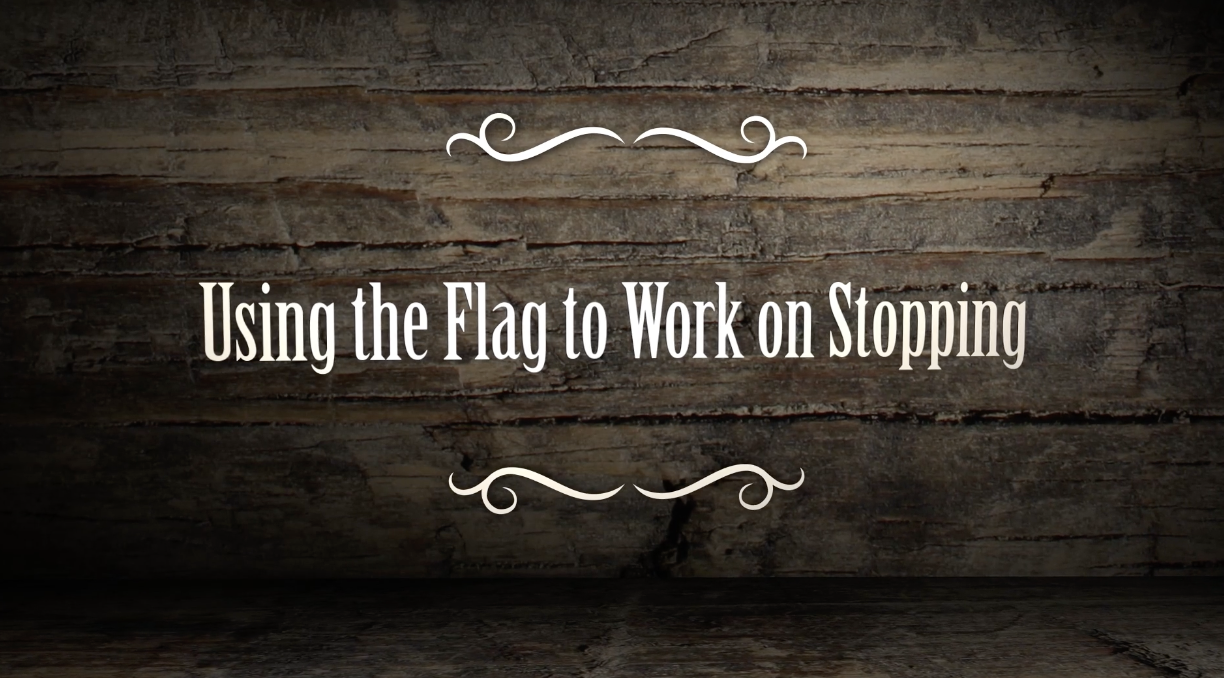 Using the Flag to Work on Stopping