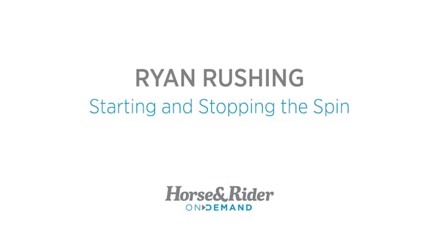 Starting and Stopping the Spin 