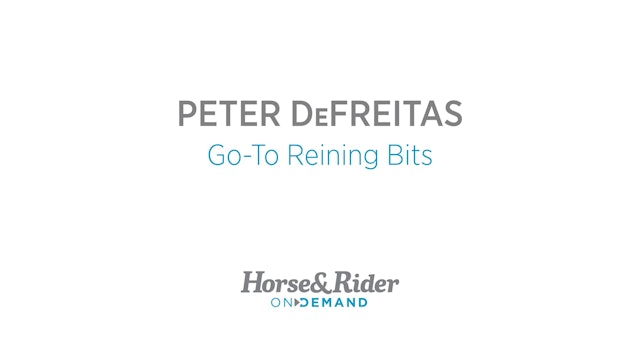 Go-To Reining Bits