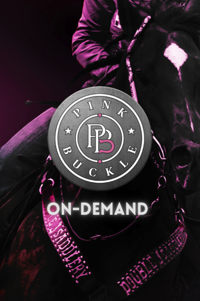 Pink Buckle Barrel Race