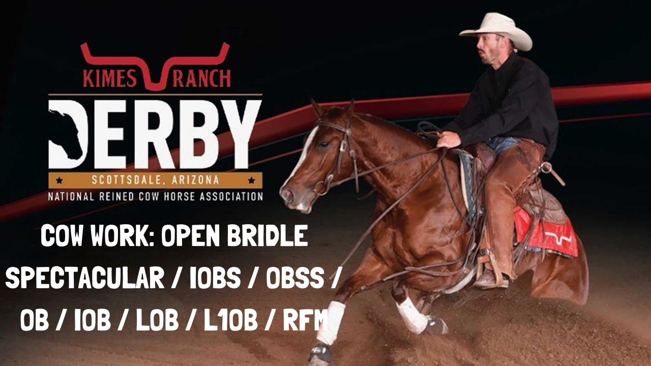 Cow Work: Open Bridle Spectacular | 2026 NRCHA Derby | Equidome