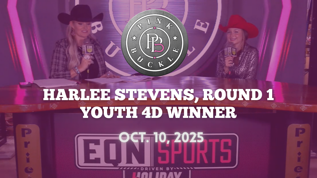 Harlee Stevens, Rd. 1 Youth 4D Winner | Pink Buckle | Oct. 10, 2025