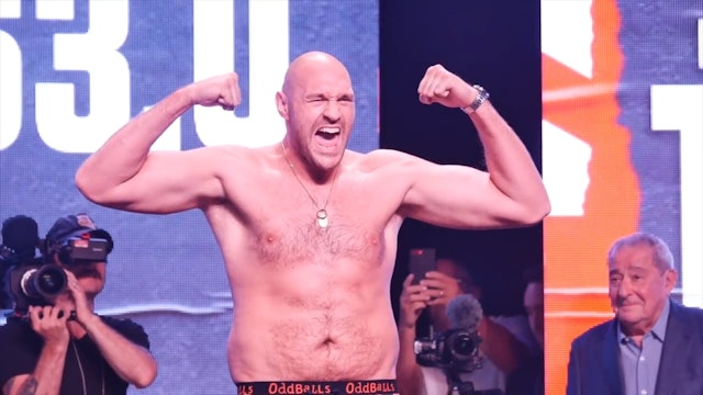 WATCH EXCITING Tyson Fury vs. Tom Schwarz Live Weigh-ins