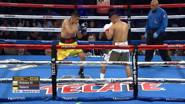 Golden Boy On ESPN Manny Robles III vs Edgar Valerio (FULL FIGHT)
