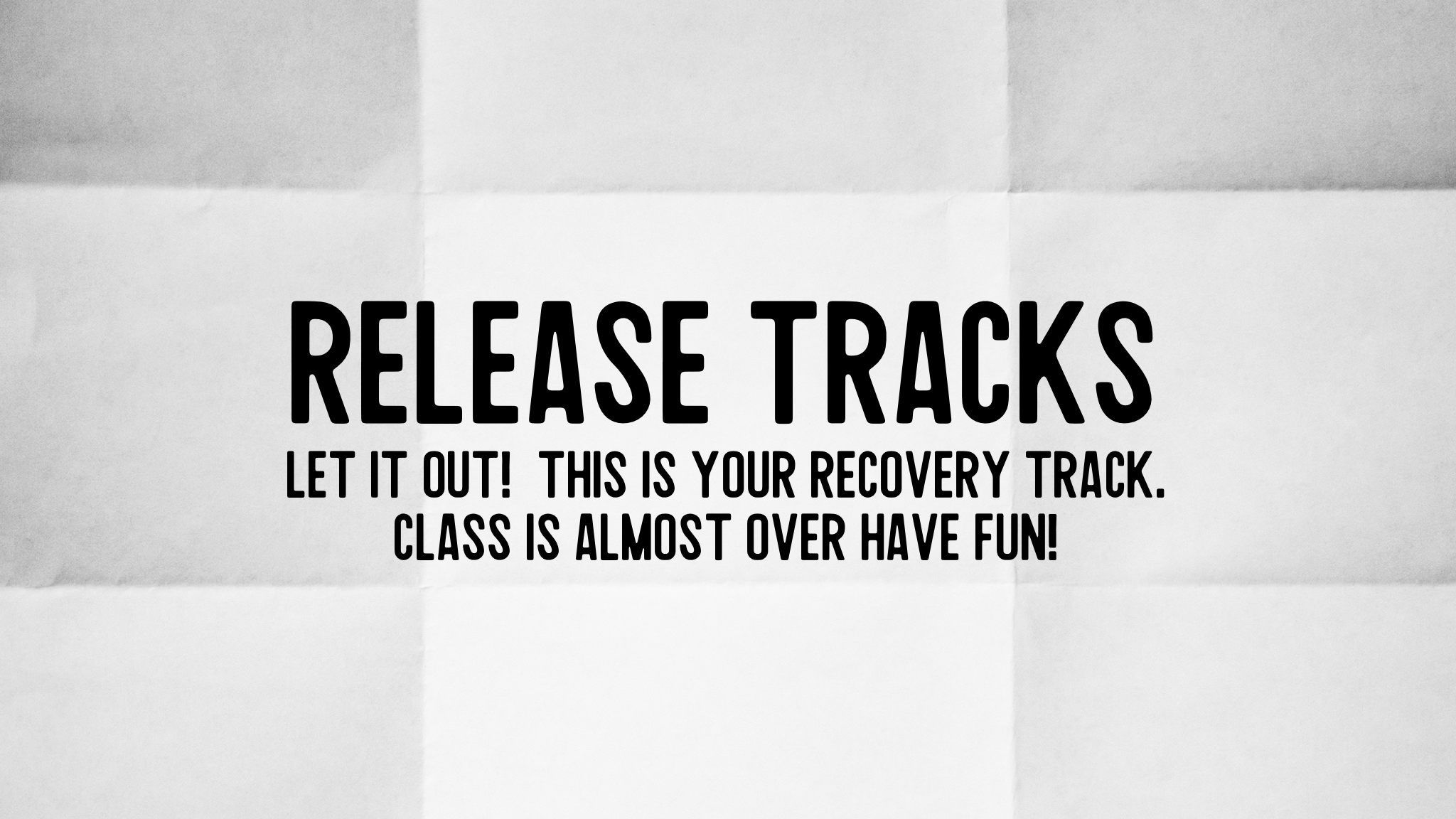 RELEASE TRACKS