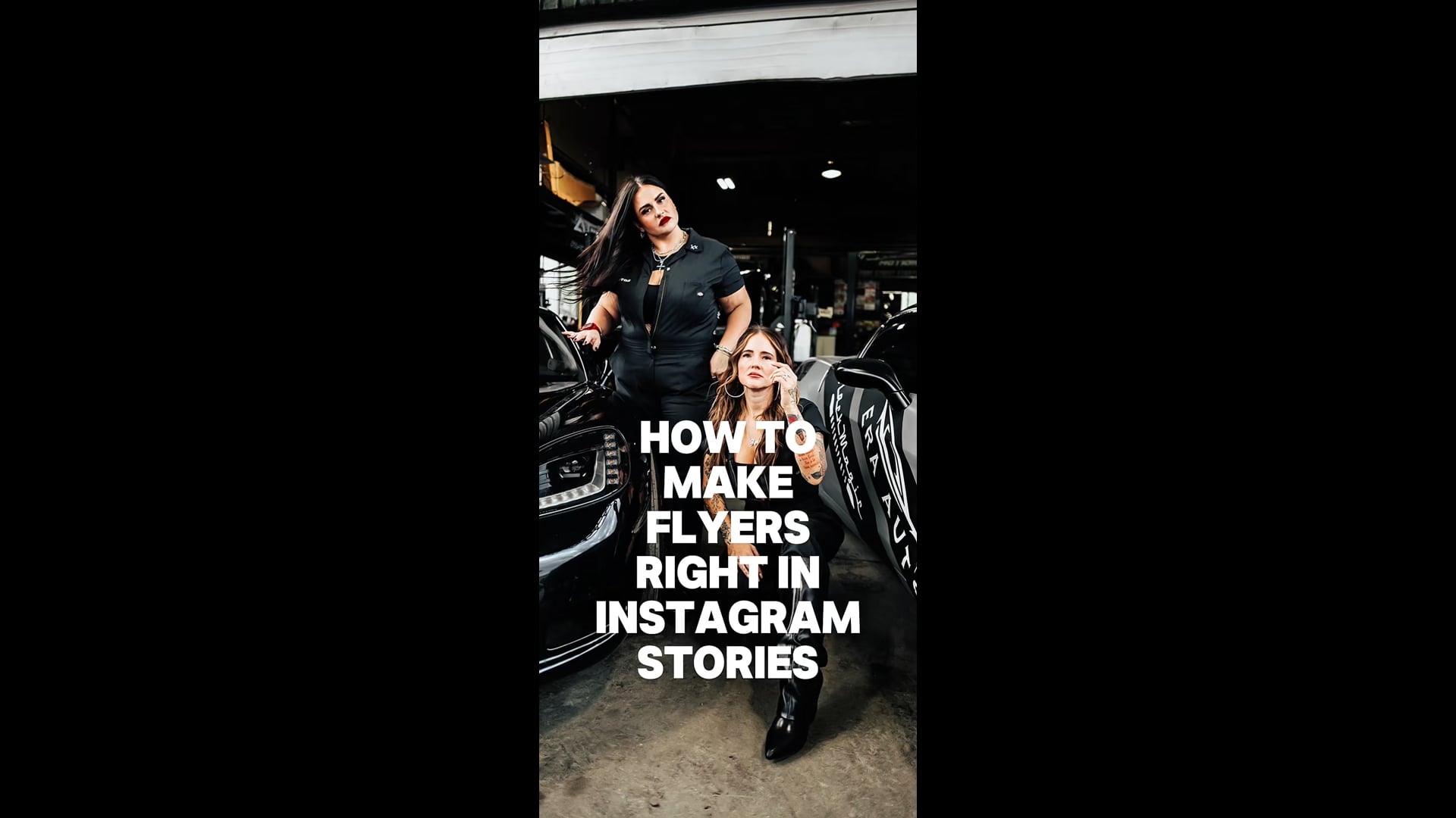 How to make flyers in IG