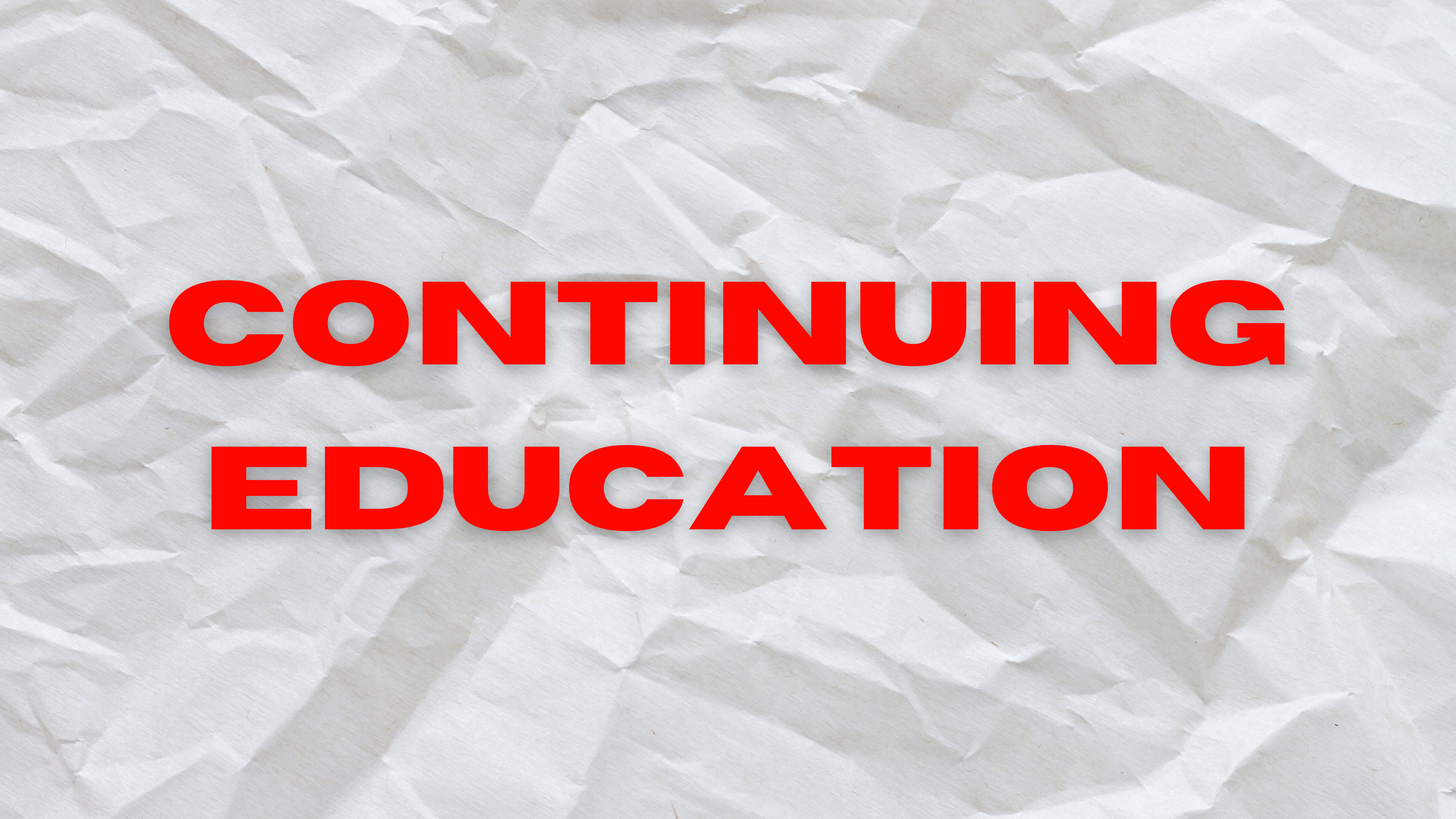 Continuing Education