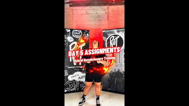 Day Five Assignments (HYBRID)
