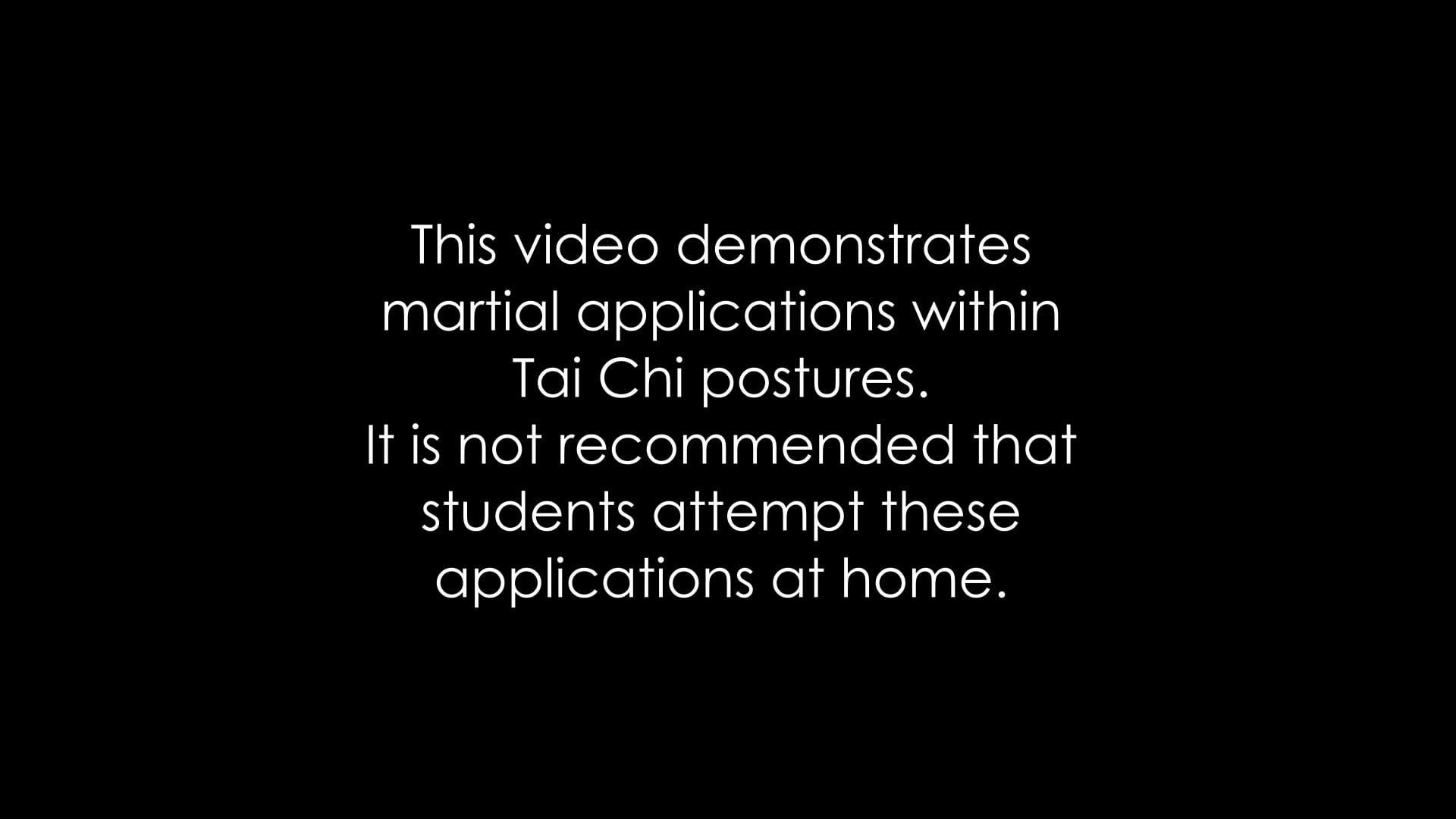 Martial Applications