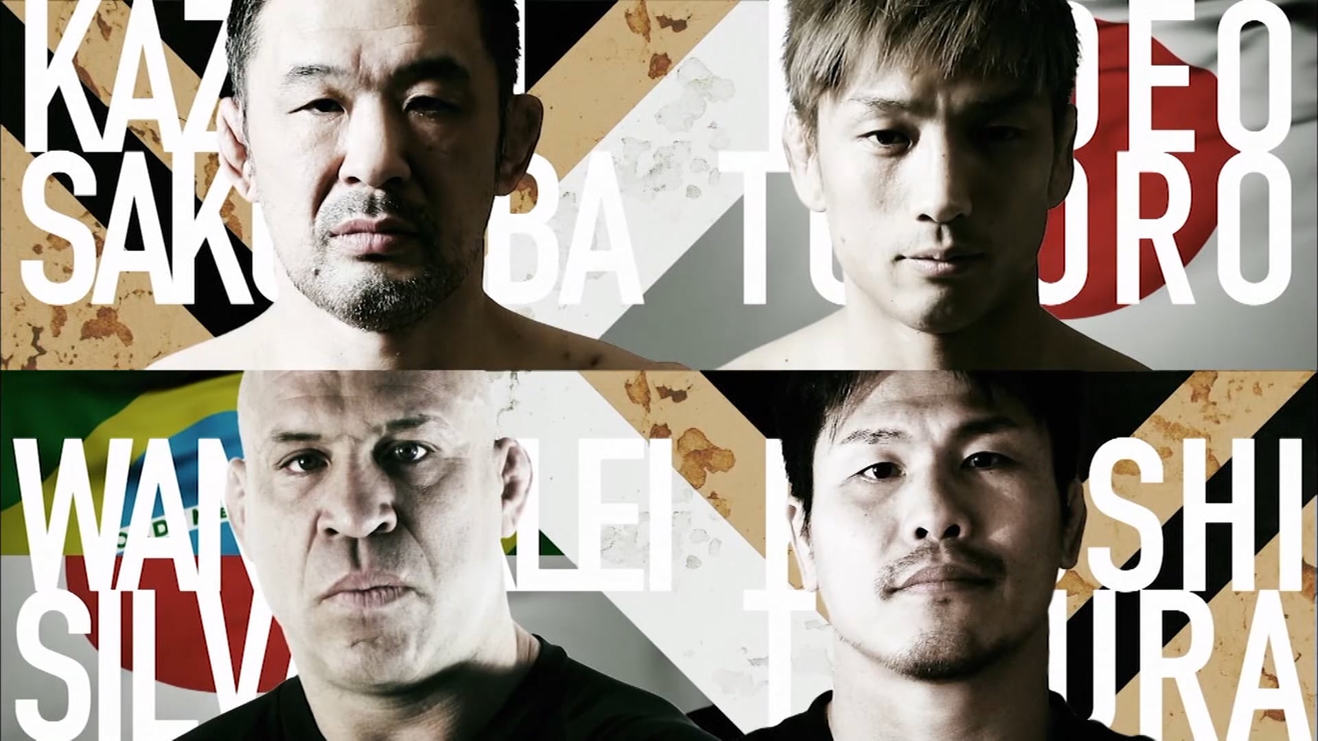 Kazushi Sakuraba & Hideo Tokoro vs Wanderlei Silva & Kiyoshi Tamura  (tag grappling exhibition) RIZIN1
