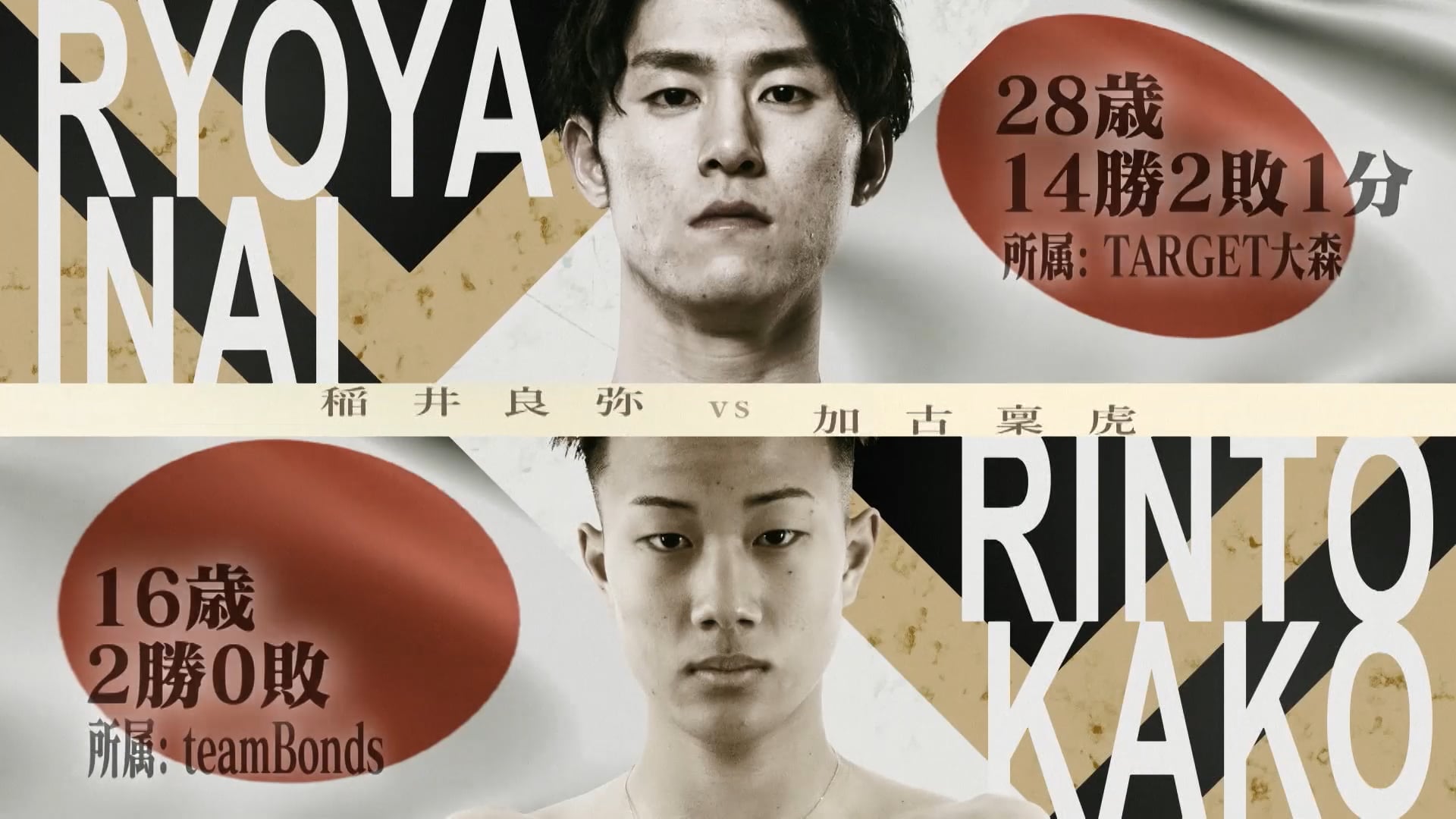 Ryoya Inai vs Rinto Kako RIZIN.50